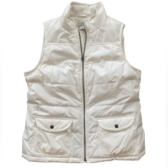 Ann Taylor Loft. Size petite medium puffer vest. Down feathers! - Picture 1 of 5